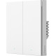 Выключатель Aqara Smart Wall Switch H1 двухклавишный без нейтрали белый