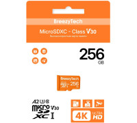 Карта памяти BreezyTech Ultra microSDXC Class 10/A2/V30 256GB без адаптера