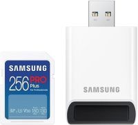 Карта памяти Samsung PRO Plus 2023 SDXC 256GB с кардридером