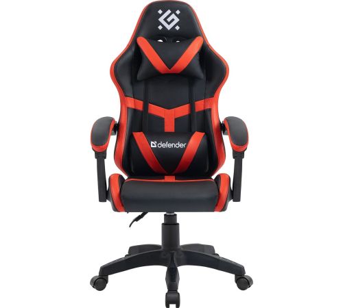 Игровое геймерское кресло Defender Synergy черный/красный