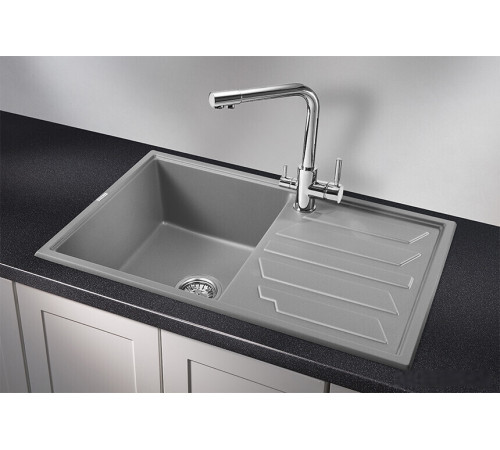 Кухонная мойка Granula GR-8002 алюминиум