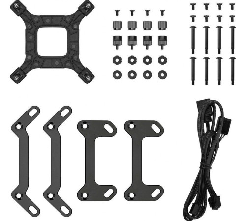 Система жидкостного охлаждения для процессора DeepCool LT240 BK ARGB R-LT240-BKAMNC-G-1
