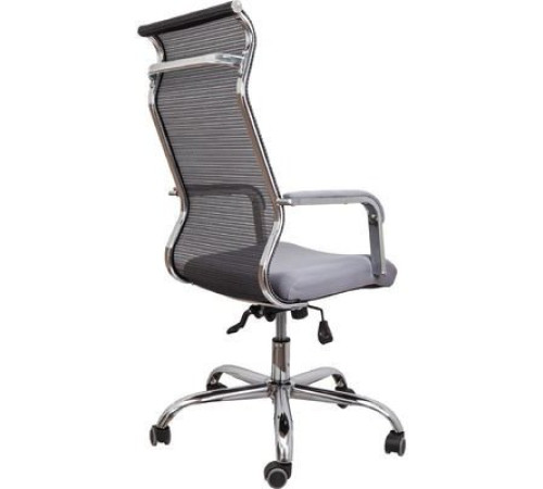Офисное кресло AksHome Grid B ткань/сетка, серый