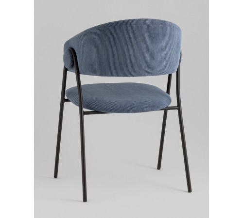 Стул Stool Group Колин NEW AV 487 вельвет пыльно-синий