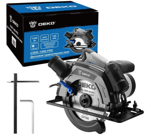 Дисковая циркулярная пила Deko CSDK-1500 PRO 085-1150
