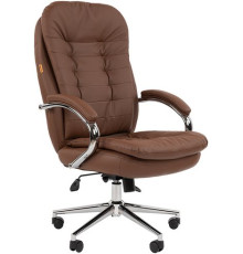 Офисное кресло CHAIRMAN 795 Эко экокожа коричневый