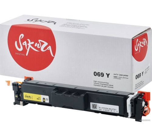 Картридж Sakura Printing SA069Y аналог Canon 069Y 5091C002