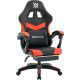 Игровое геймерское кресло Defender Runa Pro черный/красный