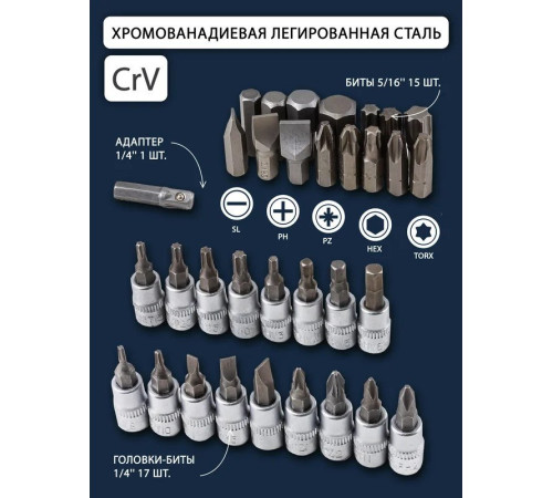 Универсальный набор инструментов KingTul KT-94