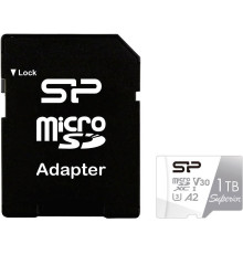 Карта памяти Silicon-Power Superior microSDXC SP001TBSTXDA2V20SP 1TB с адаптером