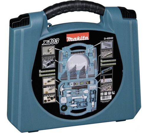 Набор домашнего мастера Makita D-42042 103 предмета