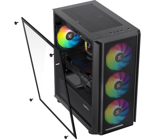 Корпус XASTRA A402M 4ARGB черный