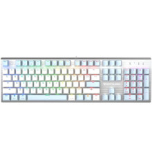 Клавиатура A4Tech Fstyler FS100 Neon серебристый/голубой