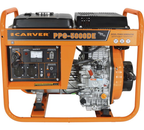 Дизельный генератор Carver PPG-5000DE