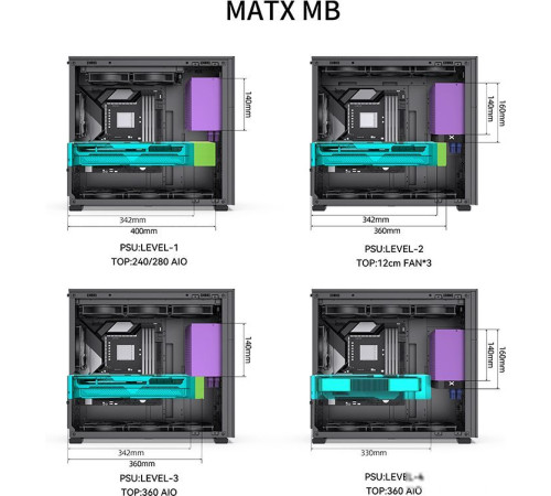 Корпус Jonsbo D41 Mesh черный