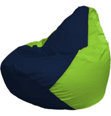 Кресло-мешок Flagman Груша Макси Г2.1-43 салатовый/синий темный