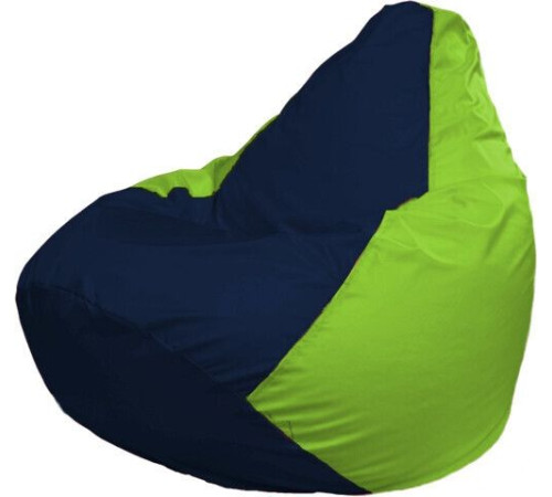Кресло-мешок Flagman Груша Макси Г2.1-43 салатовый/синий темный