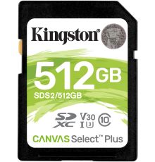 Карта памяти Kingston Canvas Select Plus SDXC 512GB SDS2/512GB