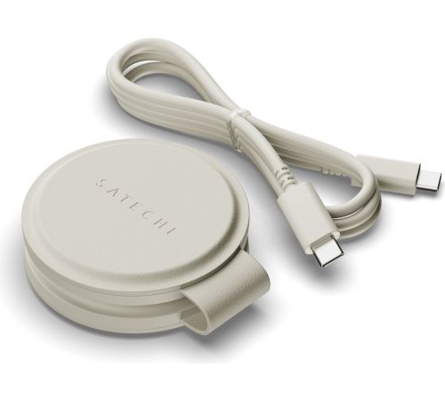 Беспроводное зарядное Satechi OntheGo 2-in-1 Charger ST-QTG21W бежевый