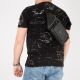 Сумка на пояс Poshete 196-1390-35-BLK черный