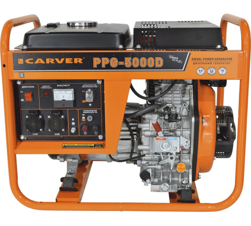 Дизельный генератор Carver PPG-5000D