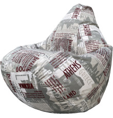 Кресло-мешок Flagman Груша Макси Г2.7-07 City серый