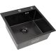 Кухонная мойка ARFEKA Eco AR 500*500 Black PVD Nano Decor Volcanic Rock