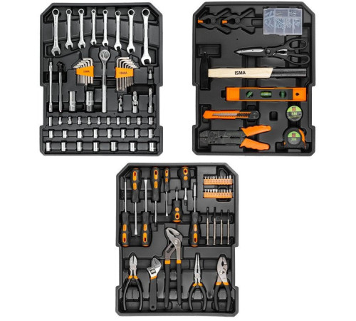 Универсальный набор инструментов ISMA 186-357361 186пр