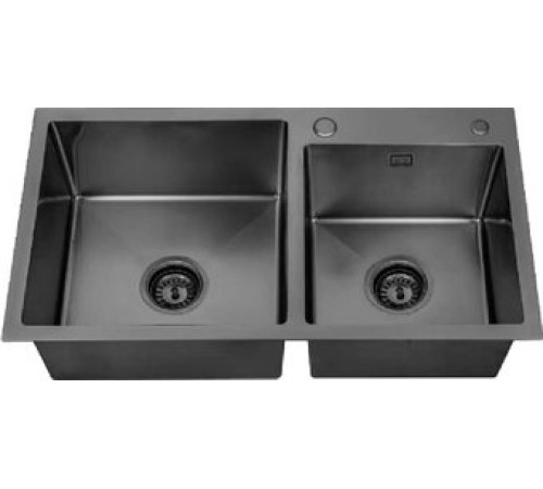 Кухонная мойка РМС MR-7843BL с корзиной и дозатором