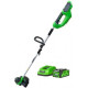 Триммер Greenworks G40LTK4 с АКБ 4 Ah