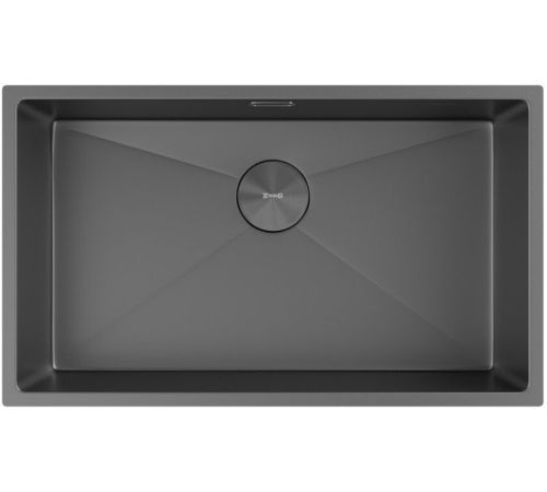 Кухонная мойка ZorG Zerox 74 U / IF Zurinox PVD Gunblack