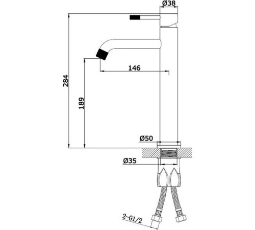 Смеситель Vieir V402512-N