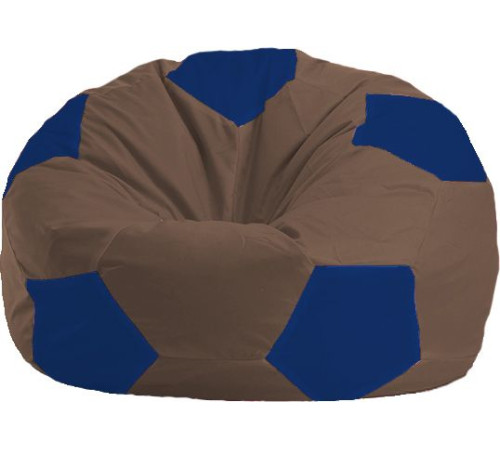 Кресло-мешок Flagman Мяч Стандарт М1.1-328 коричневый/синий