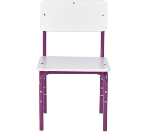 Детский стул Фея Мой малыш 0002742.30 белый/фиолетовый