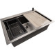 Кухонная мойка Stellar S7050NB-A нано черный, c доской