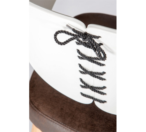 Стул с подлокотниками Norden Cool CX0809M белый/коричневый