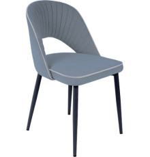 Стул Табурет Монро CF 041 17 графит/кант 15 светло-серый/черный каркас