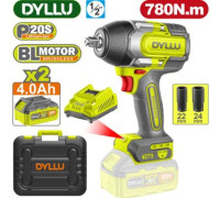 Гайковерт Dyllu DTCD1B78 с 2-мя АКБ, кейс