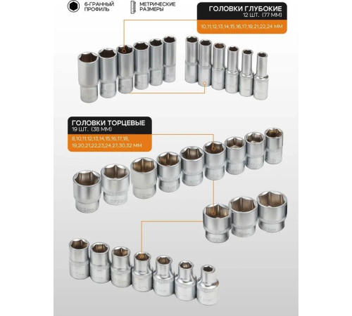 Универсальный набор инструментов Forstime FT-4362M 60501