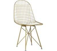 Стул Stool Group Eiffel золотой/белая подушка