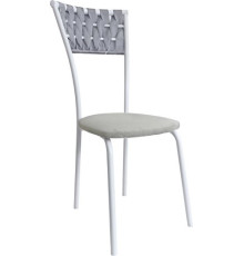 Стул Лидмаш SO-10 белый/светло-серый