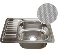 Кухонная мойка Mixline 532309 правая, декор, 0.8 мм