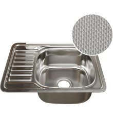 Кухонная мойка Mixline 532309 правая, декор, 0.8 мм