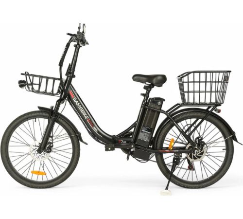 Электровелосипед SameBike M100 черный