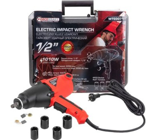 Гайковерт ForceKraft FK-WT03071 кейс