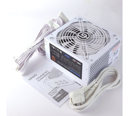 Блок питания Ginzzu MC600 белый