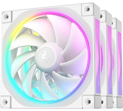 Комплект вентиляторов для корпуса DeepCool FL12 WH-3 IN 1 R-FL12-WHAPN3-G