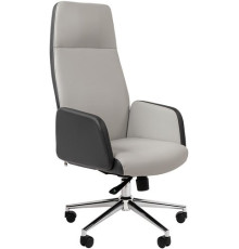 Офисное кресло CHAIRMAN 929 экопремиум серый/светло-серый