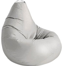 Кресло-мешок Kreslomeshki Груша XL G-120x85-S серебристый