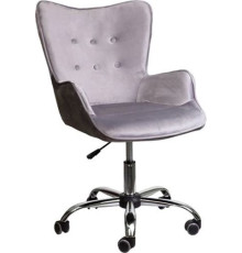 Кресло AksHome Белла велюр/серый